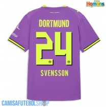 Camisa de time de futebol Borussia Dortmund Daniel Svensson #24 Replicas 3º Equipamento 2026-27 Manga Curta